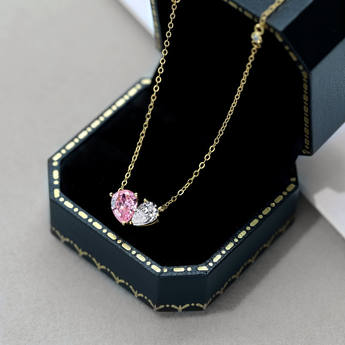 [CiCi]Unique Heart Shape Necklace