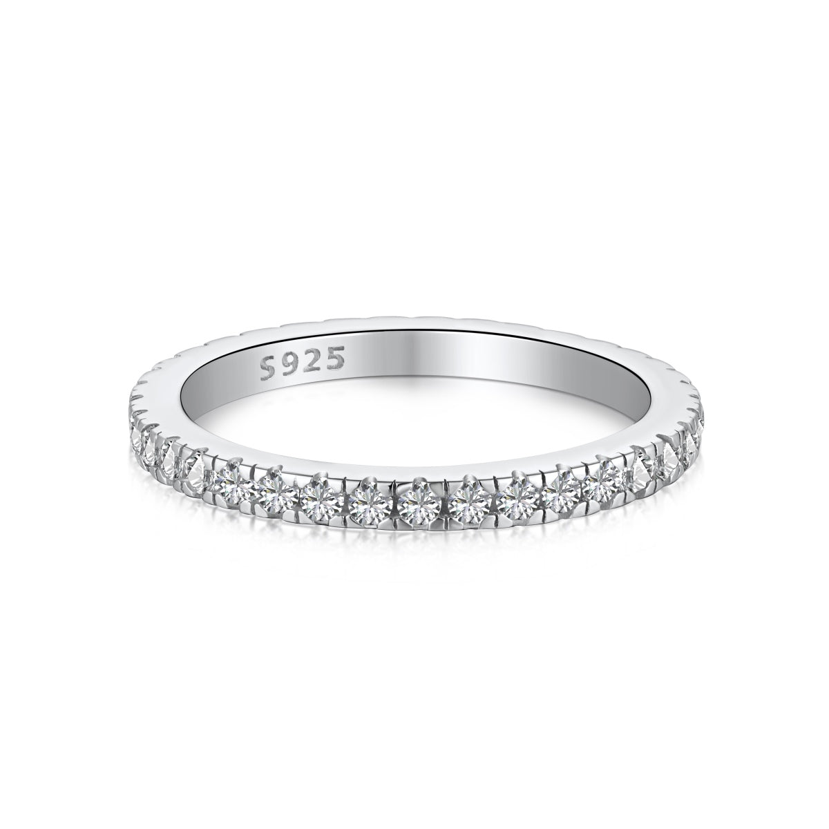 [CiCi]Delicate Sparkling Round Cut Daily Ring