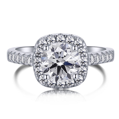 [CiCi]Dazzling Resplendent Round Cut Wedding Ring