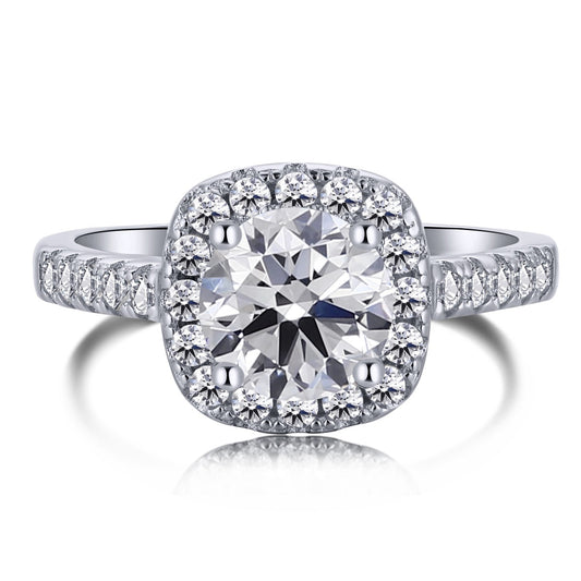 [CiCi]Dazzling Resplendent Round Cut Wedding Ring