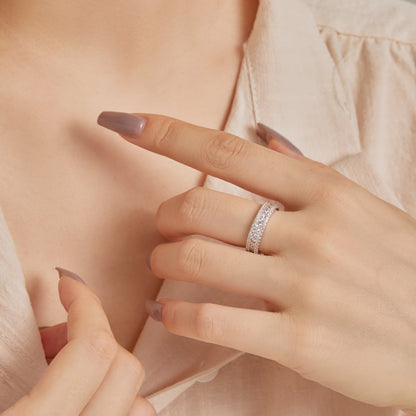 [CiCi]Delicate Colorful Round Cut Daily Ring