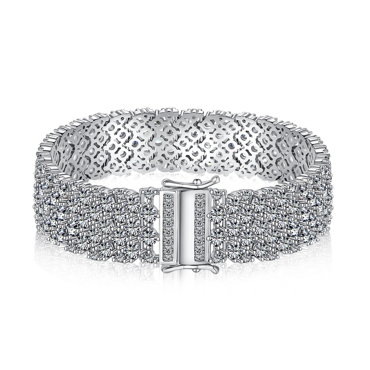 [CiCi]Ornate Elegant Round Cut Party Bracelet