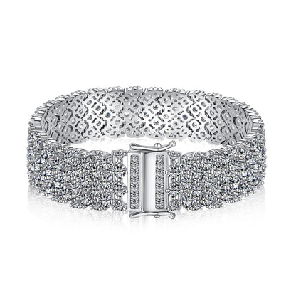 [CiCi]Ornate Elegant Round Cut Party Bracelet