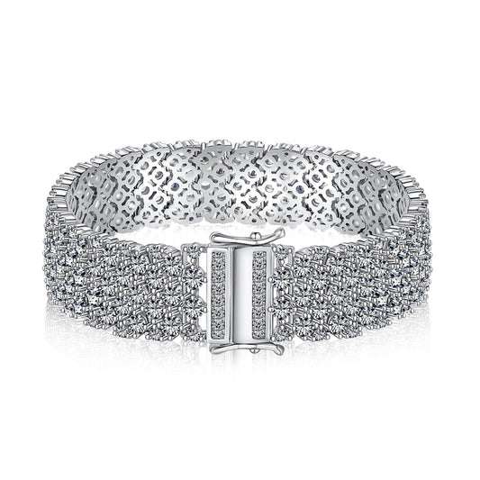 [CiCi]Ornate Elegant Round Cut Party Bracelet