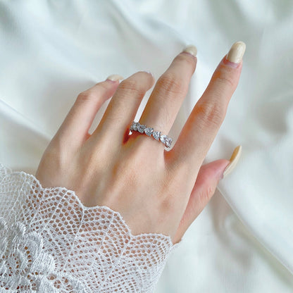 [CiCi]0.25 Carat Radiant Romance Heart Cut Lover Ring