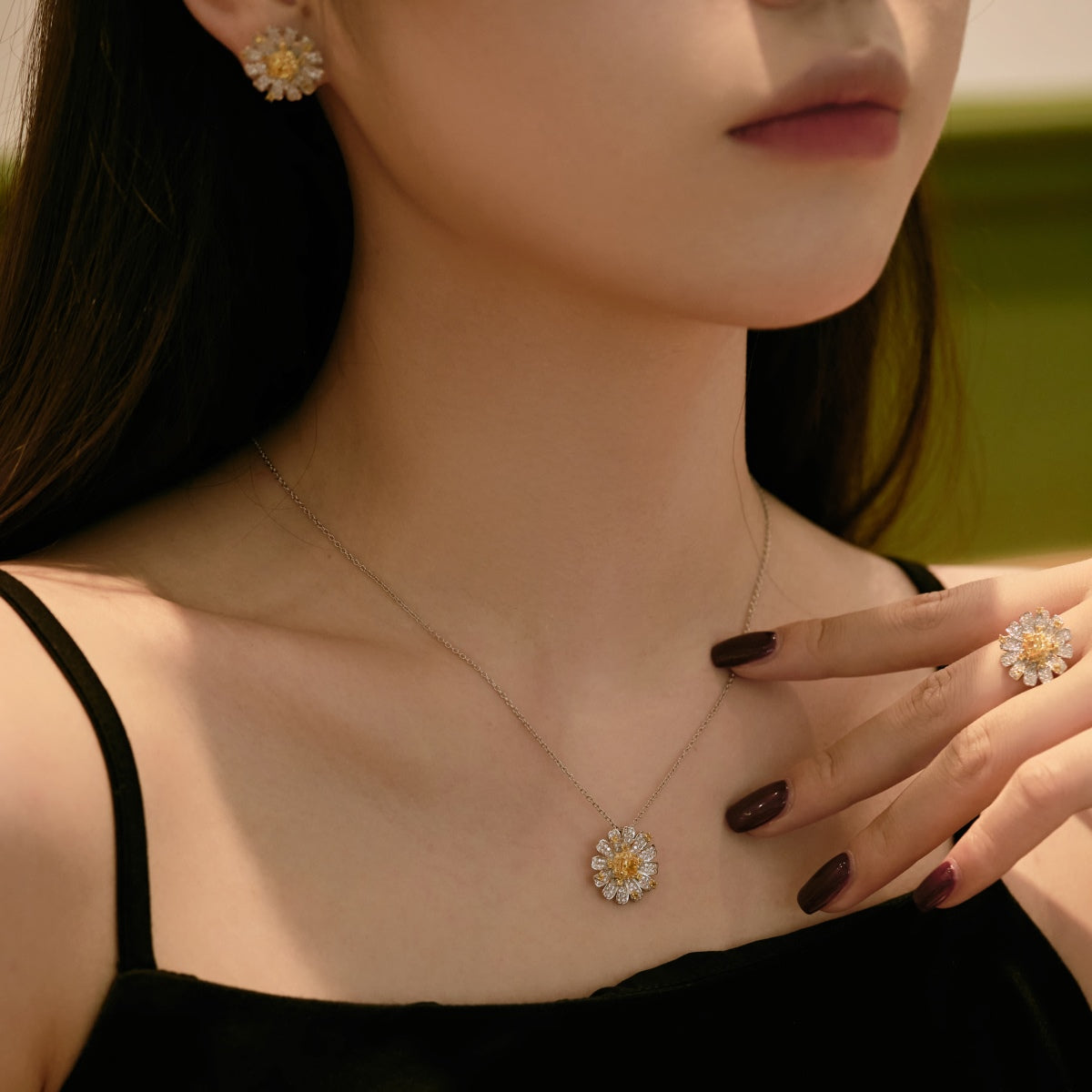 [CiCi]Exquisite Daisy Necklace