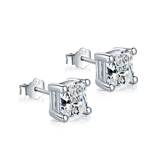 [CiCi]Delicate Square Shape Earrings
