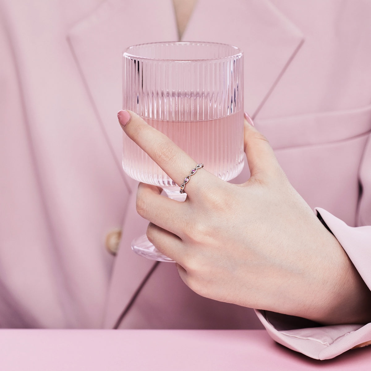 [CiCi]Elegant Energetic Round Cut Daily Ring