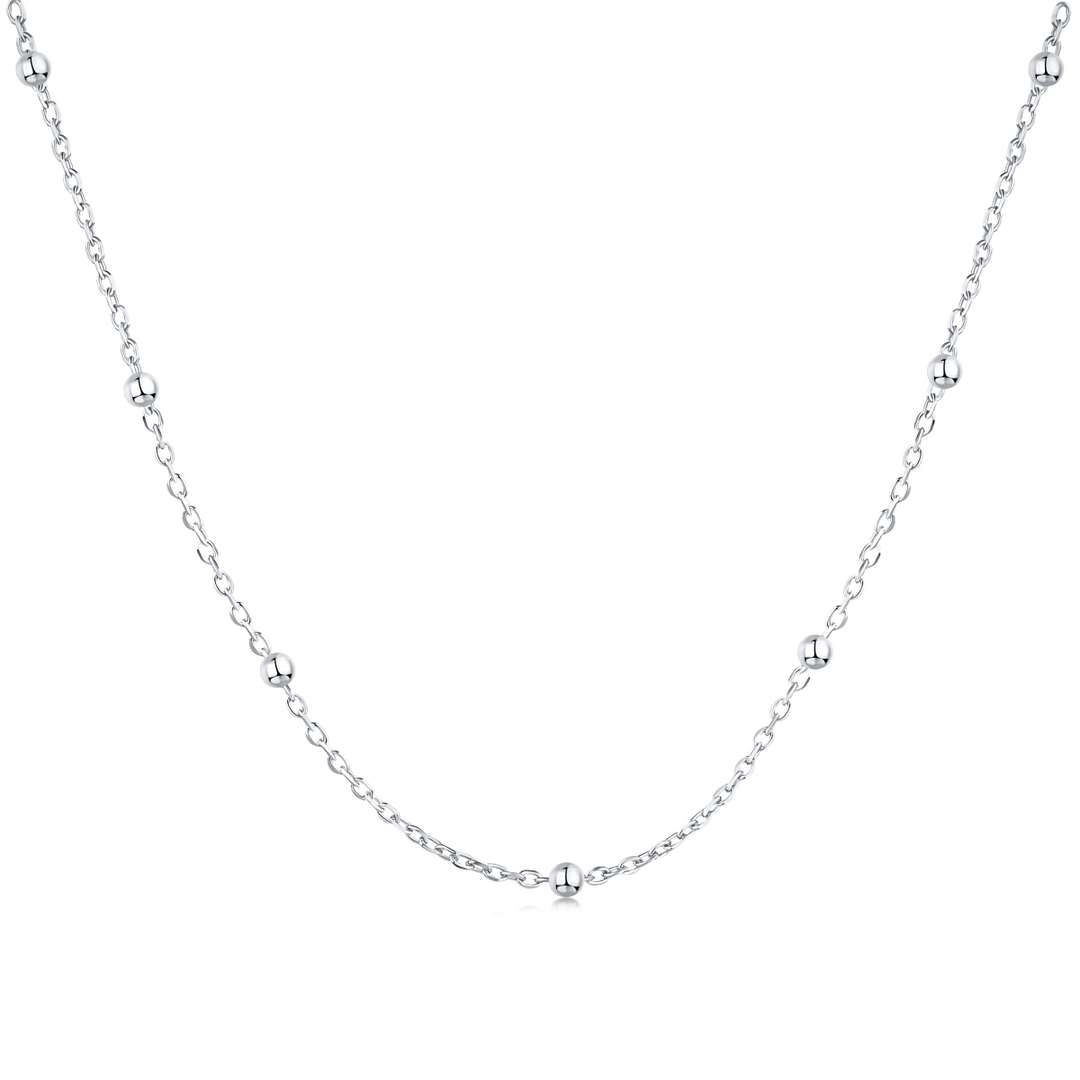 [CiCi]Small Bead Clavicle Chain Simple Necklace