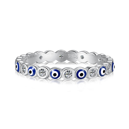 [CiCi]Sparkling Vibrant Round Shape Daily Ring