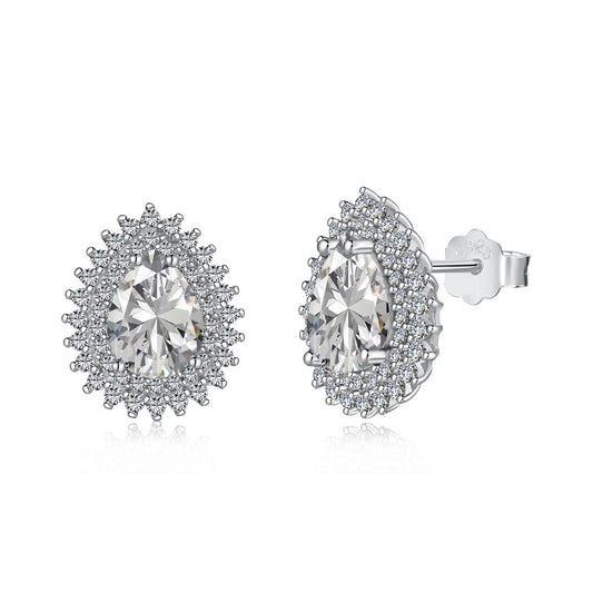 [CiCi]Delicate Gorgeous Pear Cut Daily Earrings