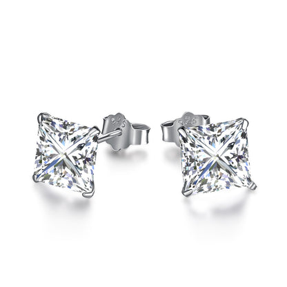 [CiCi]Ornate Square Shape Earrings