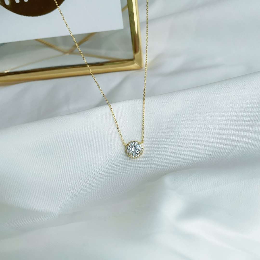 [CiCi]Luxurious Round Cut Necklace