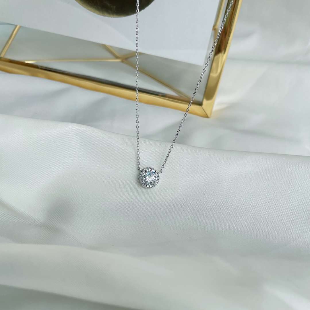 [CiCi]Luxurious Round Cut Necklace