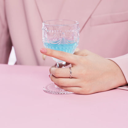 [CiCi]Ornate Vibrant Round Cut Daily Ring