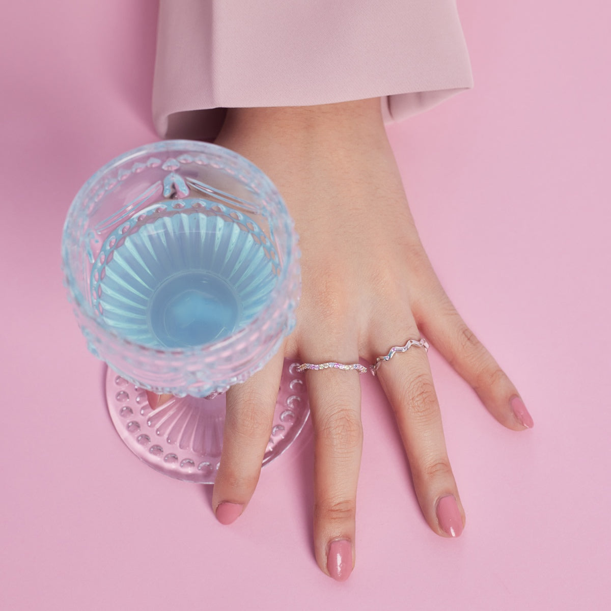 [CiCi]Ornate Vibrant Round Cut Daily Ring