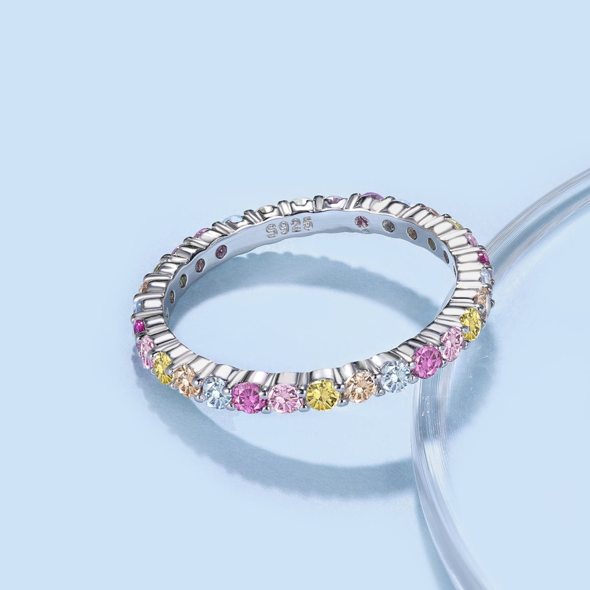 [CiCi]Elegant Vivid Round Cut Daily Ring