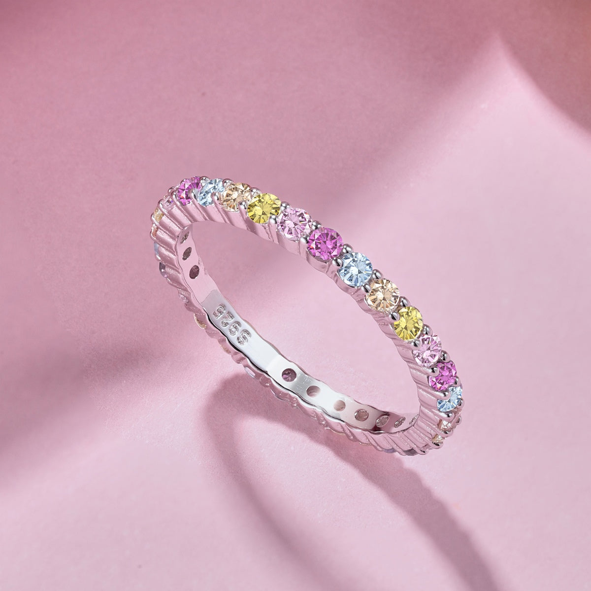 [CiCi]Elegant Vivid Round Cut Daily Ring