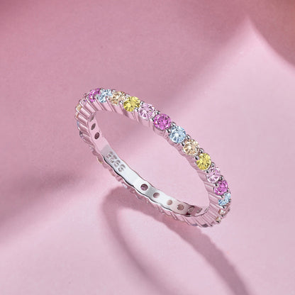 [CiCi]Elegant Vivid Round Cut Daily Ring