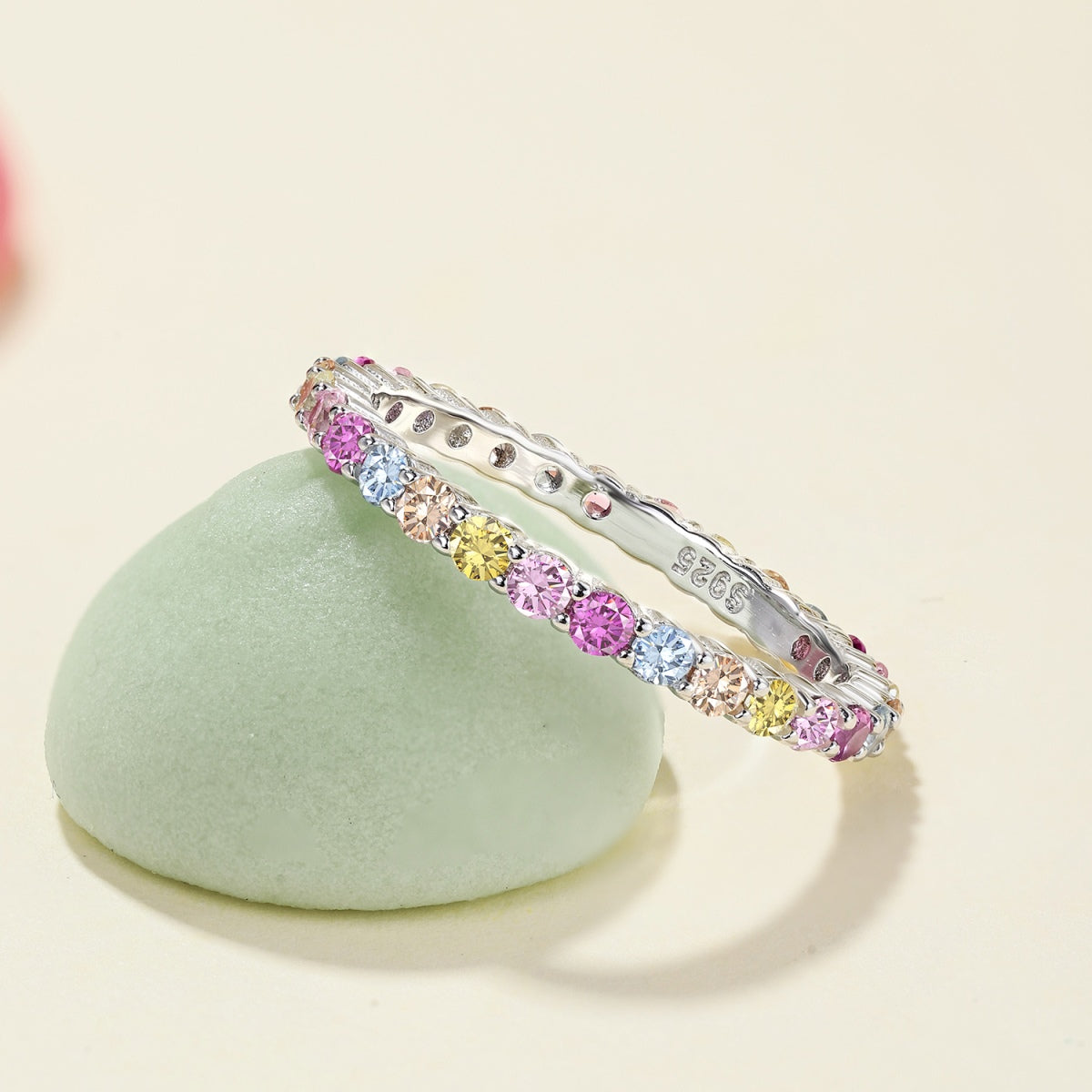 [CiCi]Elegant Vivid Round Cut Daily Ring