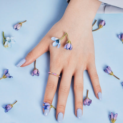 [CiCi]Dazzling Resplendent Round Cut Party Ring