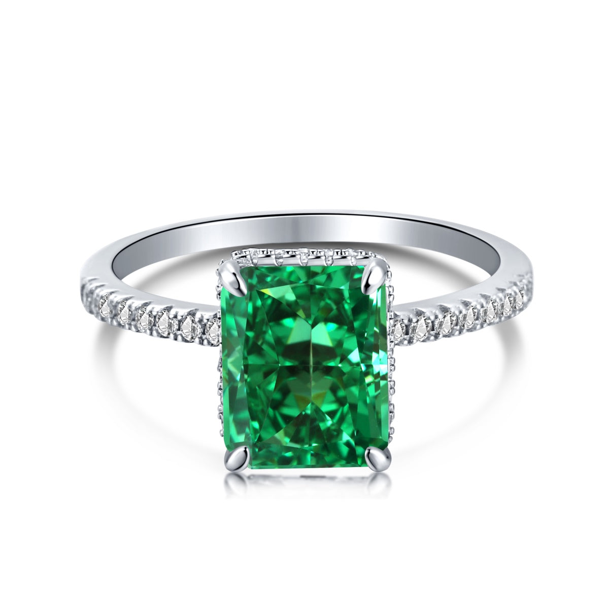 [CiCi]4.0 Carat Luxurious Engagement Ring