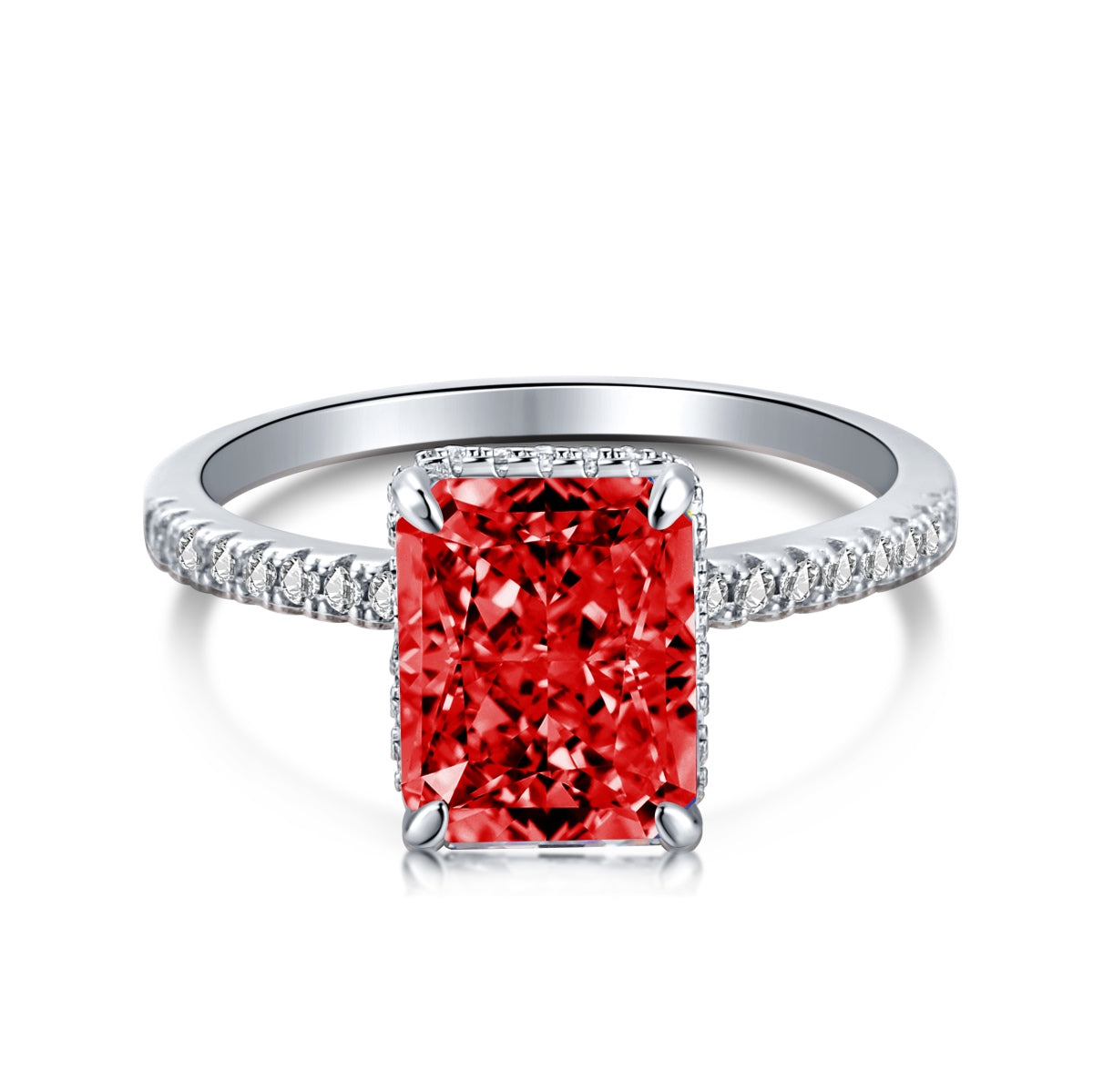 [CiCi]4.0 Carat Luxurious Engagement Ring