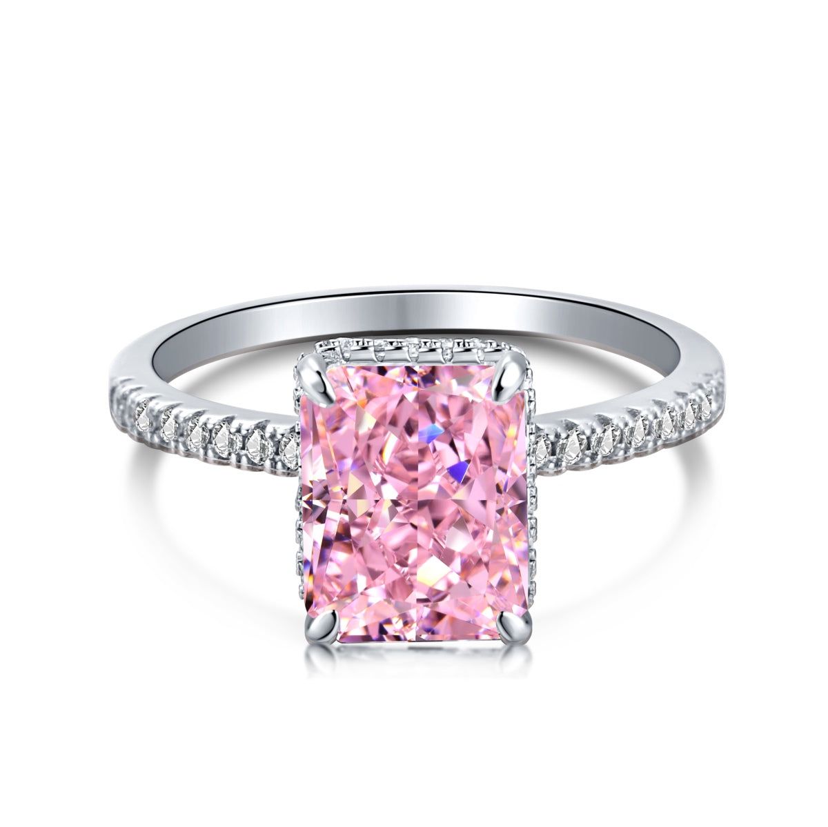 [CiCi]4.0 Carat Luxurious Engagement Ring