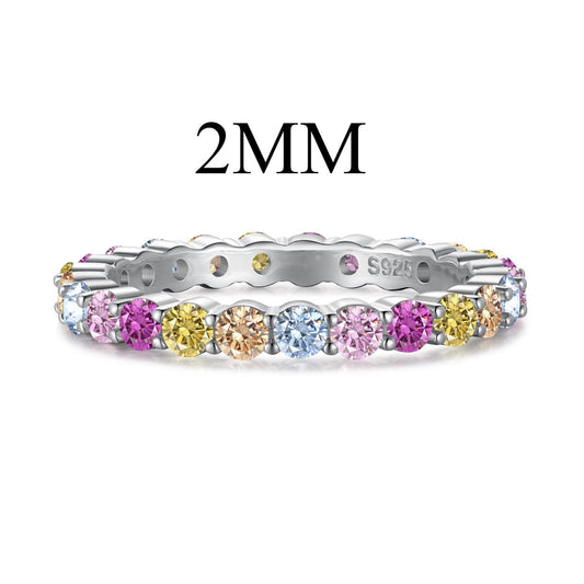 [CiCi]Elegant Vivid Round Cut Daily Ring