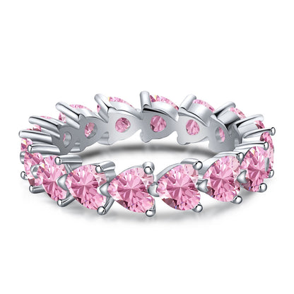 [CiCi]0.25 Carat Radiant Romance Heart Cut Lover Ring