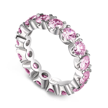 [CiCi]Eternity Round Cut Tennis Ring