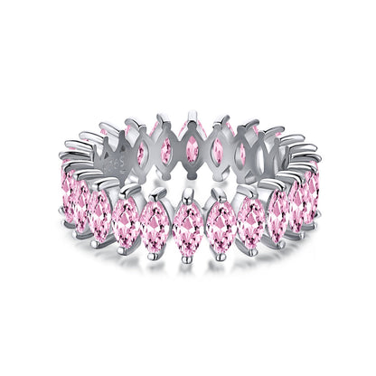 [CiCi]Gorgeous Marquise Cut Tennis Ring