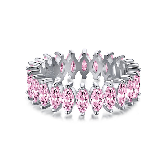 [CiCi]Gorgeous Marquise Cut Tennis Ring