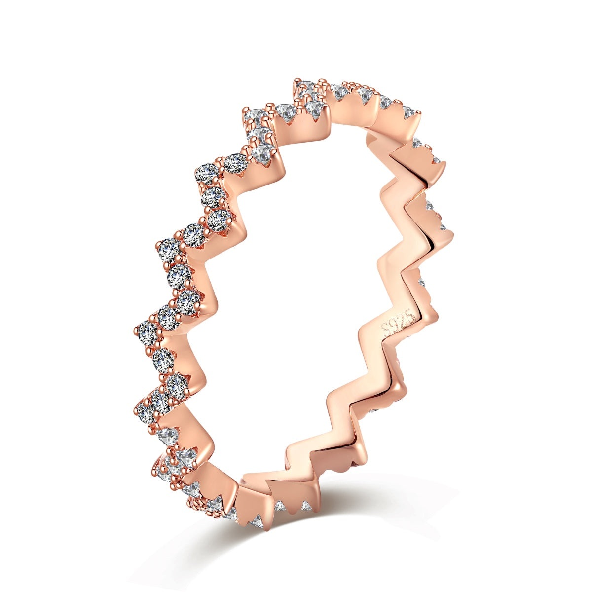 [CiCi]Delicate Enchanting Wave Shape Daily Ring