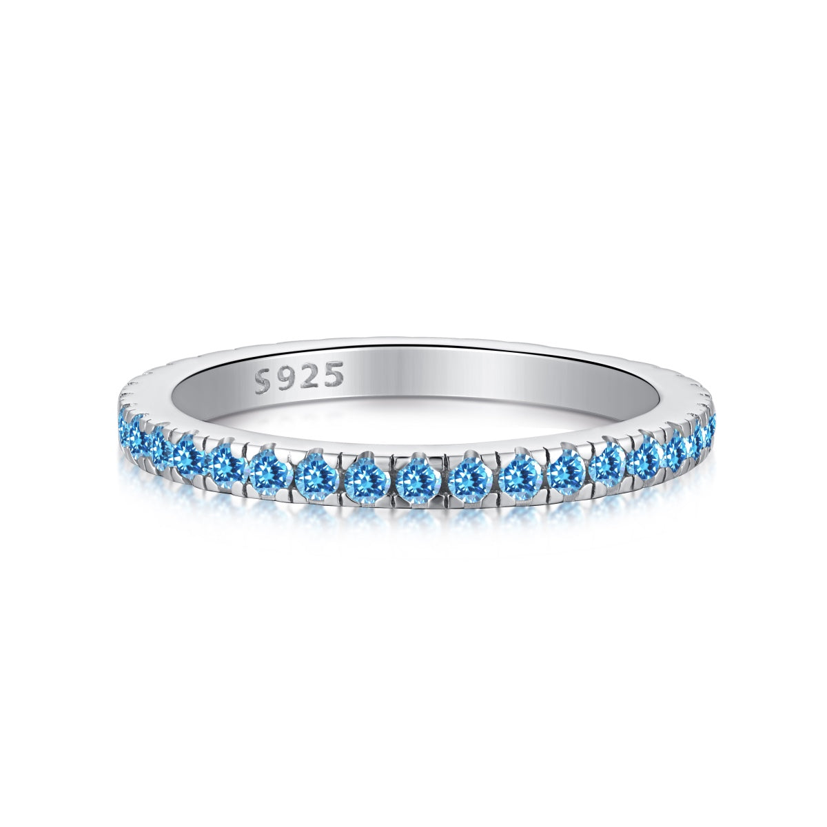 [CiCi]Delicate Sparkling Round Cut Daily Ring