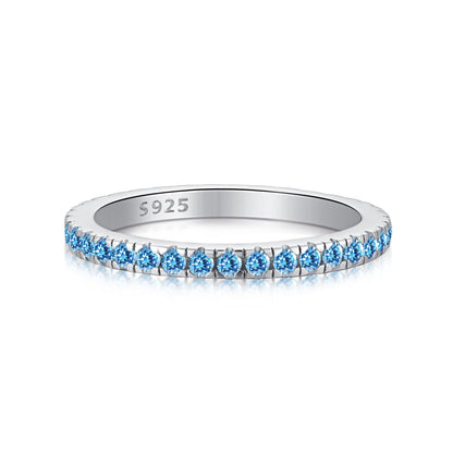 [CiCi]Delicate Sparkling Round Cut Daily Ring