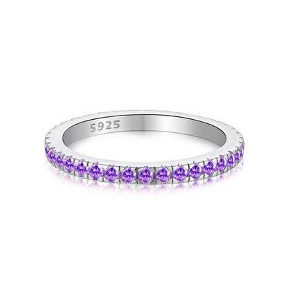 [CiCi]Delicate Sparkling Round Cut Daily Ring