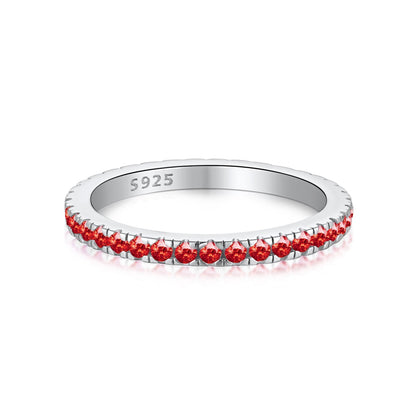 [CiCi]Delicate Sparkling Round Cut Daily Ring