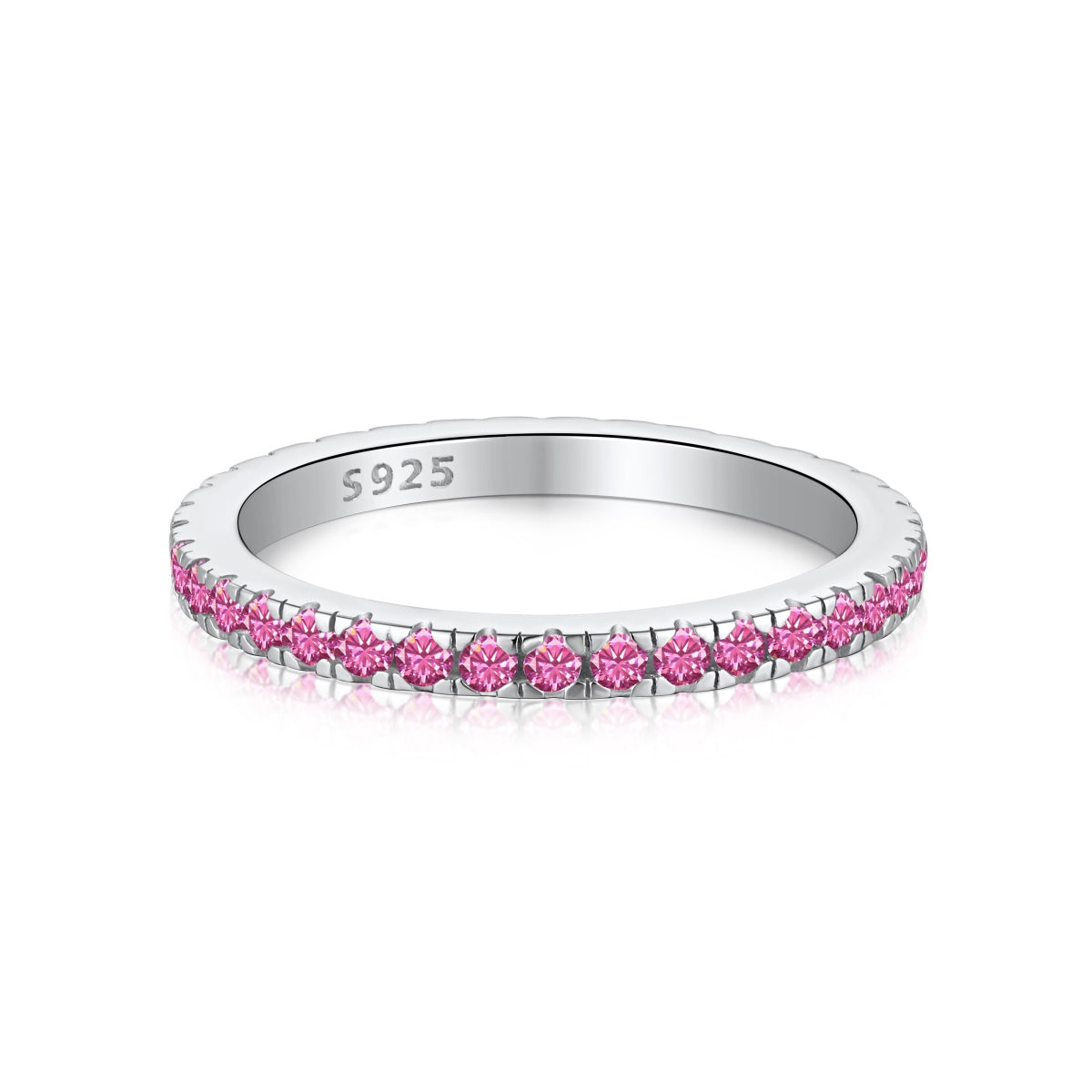 [CiCi]Delicate Sparkling Round Cut Daily Ring