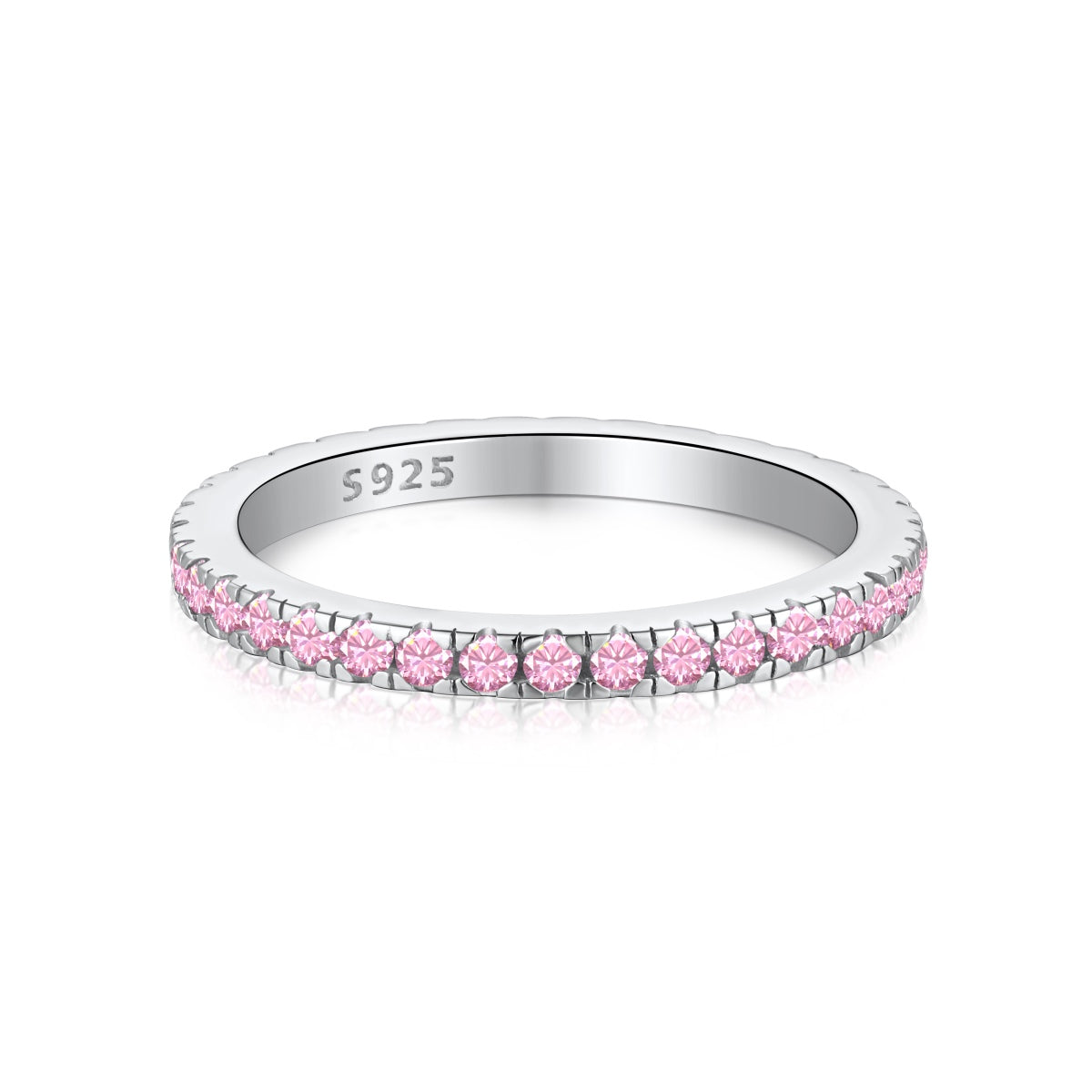 [CiCi]Delicate Sparkling Round Cut Daily Ring