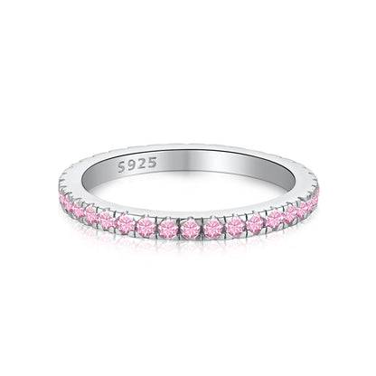 [CiCi]Delicate Sparkling Round Cut Daily Ring