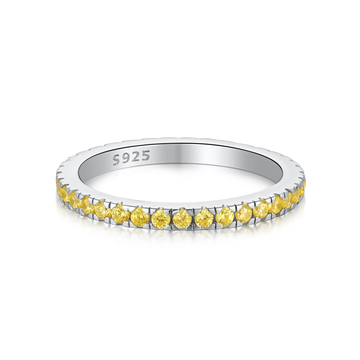 [CiCi]Delicate Sparkling Round Cut Daily Ring
