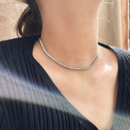 [CiCi]Elegant Tennis Chain Necklace