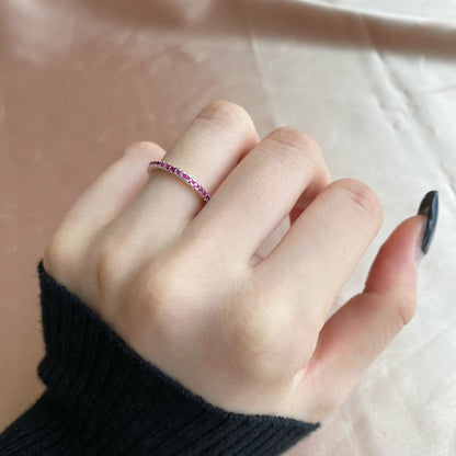 [CiCi]Delicate Sparkling Round Cut Daily Ring