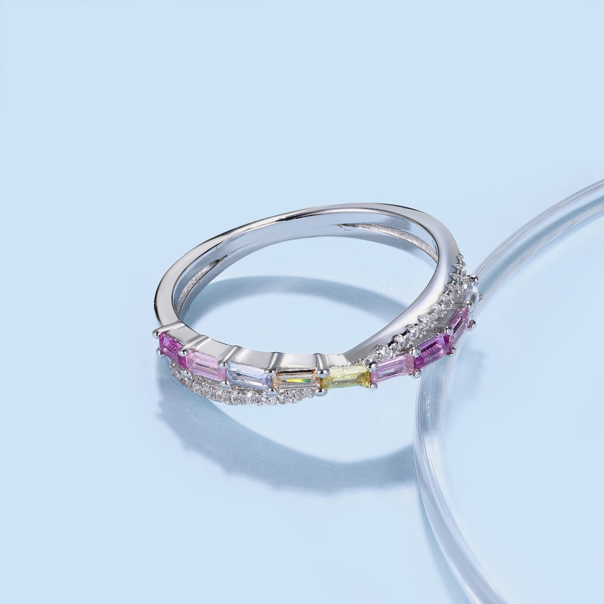 [CiCi]Energetic Elegant Radiant Cut Party Ring