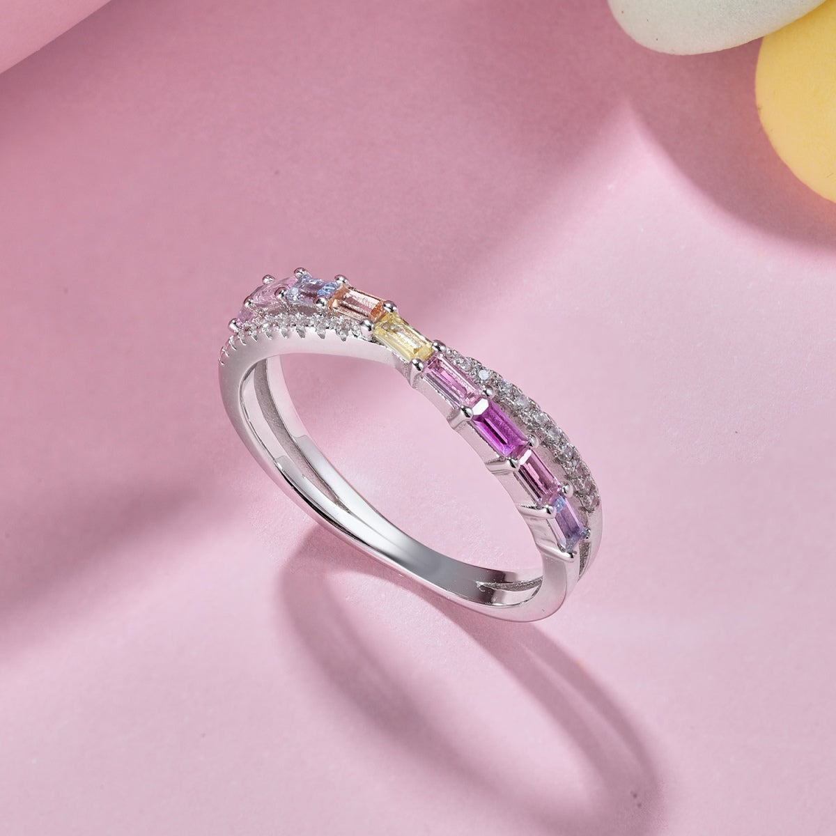 [CiCi]Energetic Elegant Radiant Cut Party Ring