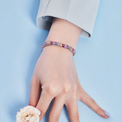 [CiCi]Sparkling Exquisite Multi Cut Party Bracelet
