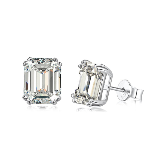 [CiCi]Dazzling Square Shape Earrings