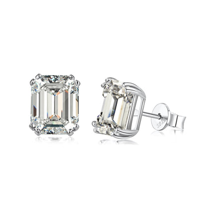 [CiCi]Dazzling Square Shape Earrings