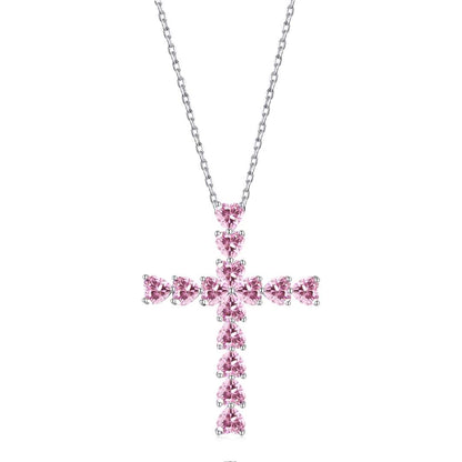 [CiCi]Radiant Cross Shape Necklace
